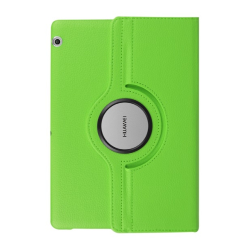 TopSave 360 Degree Rotating Tablet Case Cover For Huawei MediaPad T3, Green
