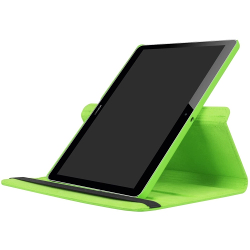 TopSave 360 Degree Rotating Tablet Case Cover For Huawei MediaPad T3, Green