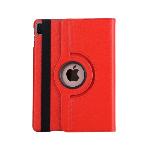 CC  Topsave 360 Rotating Pu Leather Tablet Case "fits Only" for Apple Ipad Pro 13 Inch(M4) 2024, (M5) 2025 In Red