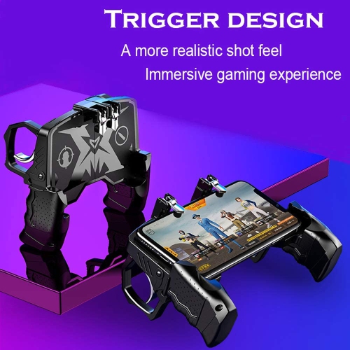 Mobile Game Controller-Aim Trigger Shooter L1R1 Sensitive Joystick-Gamepad 4-6.5" iOS & Android- PUBG/Call of Duty/Fortnite