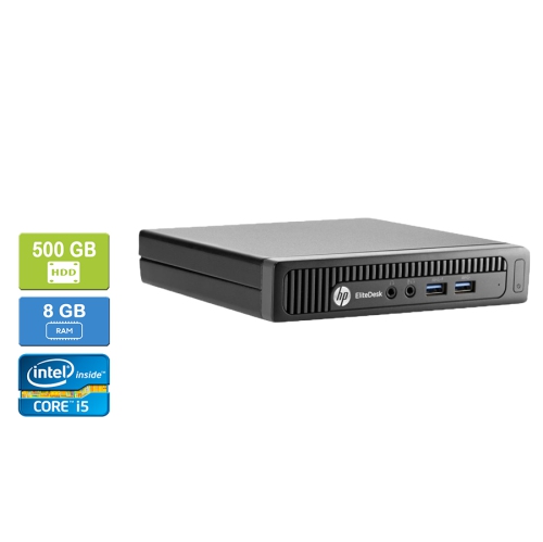 Refurbished - HP 800 G1 MINI Intel Core i5-4570S 2.90 GHz, 8GB, 500GB HDD, Win 10 Pro