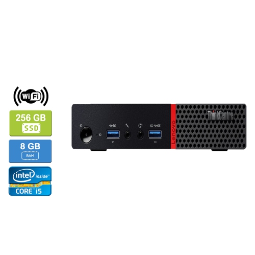 LENOVO  Refurbished (Good) - M900 Tiny Intel Core I5-6500T 2.50 Ghz, 8GB, 256GB SSD, Win 10 Pro