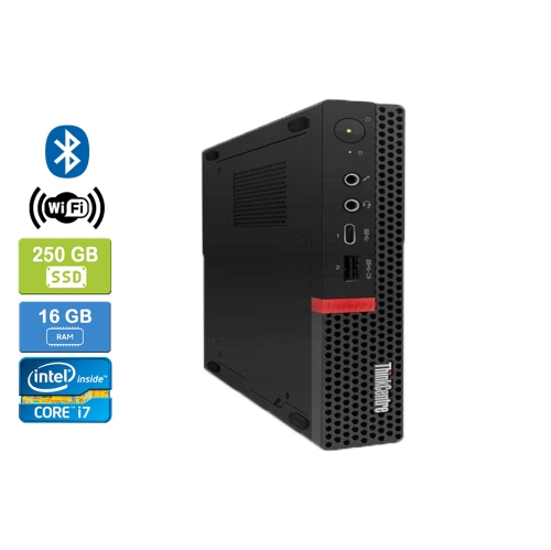 LENOVO  Refurbished (Good) - M920 Tiny Intel Core I7-8700T 2.40 Ghz, 16GB, 250GB SSD, Win 10 Pro