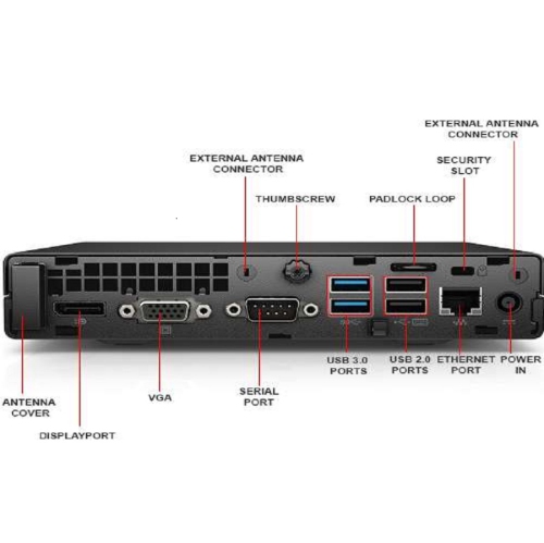 Refurbished - HP 400 G2 MINI Intel Core I5-6400T 2.20 GHz, 16GB, 256GB SSD, Win 10 Pro