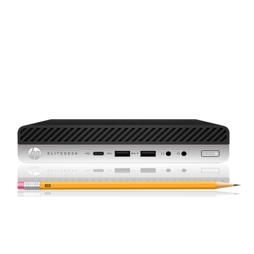 HP EliteDesk 800 G4 Mini Desktop - Intel Core i7-8700T, 16GB Memory, 512GB SSD, Win 10 Pro by HP - Refurbished condition - Image 4