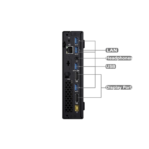 Remis à neuf: LENOVO M910 TINY Intel Core i5-6500T 2.50 GHz, 16GB, 256GB SSD, Win 10 Pro