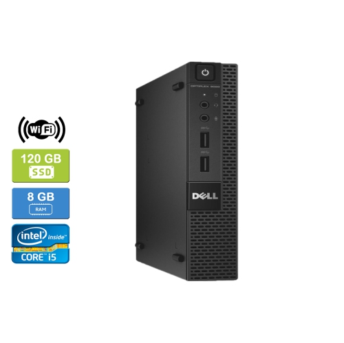 DELL  Refurbished (Good) - 9020 Micro Intel Core I5-4570S 2.90 Ghz, 8GB, 120GB SSD, Win 10 Pro