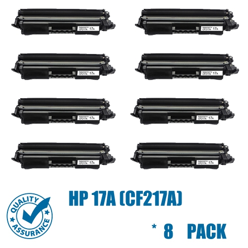PRINTER PRO  Compatible Replacement for 8 Packs Deal HP 17A (Cf217A) Toner Cartridge for HP Printer Mfp M130Fn M130A M130Fw M130Nw M102A M102W