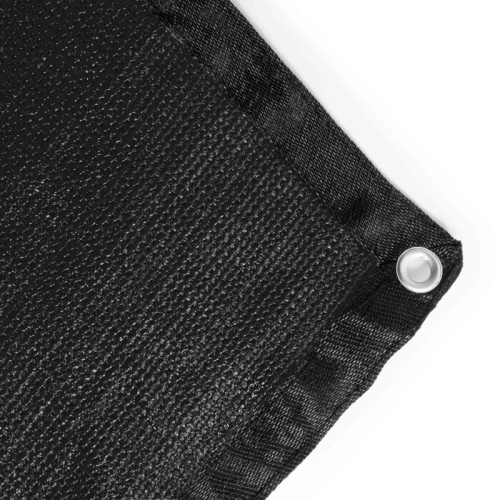 ALEKO 8' X 50' BLACK FENCE PRIVACY SCREEN OUTDOOR BACKYARD FENCING PRIVACY WINDSCREEN SHADE COVER