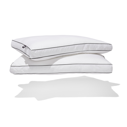 Canadian Down & Feather Co - Microfiber Down Alternative Pillow - King, Soft Support- 2 Pack