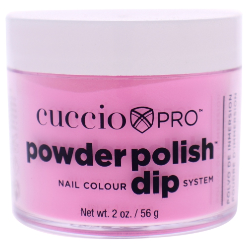 Pro Powder Polish Nail Colour Dip System - Neon Pink by Cuccio for Women - 2 oz Nail Powder