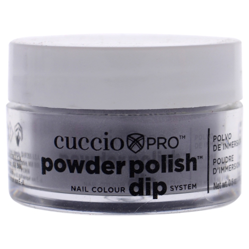 Pro Powder Polish Nail Colour Dip System - Grey with Mica by Cuccio for Women - 0.5 oz Nail Powder