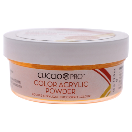 Colour Acrylic Powder - Neon Tangerine by Cuccio Pro for Women - 1.6 oz Acrylic Powder