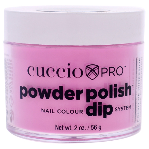 Pro Powder Polish Nail Colour Dip System - Bubble Gum Pink by Cuccio for Women - 2 oz Nail Powder