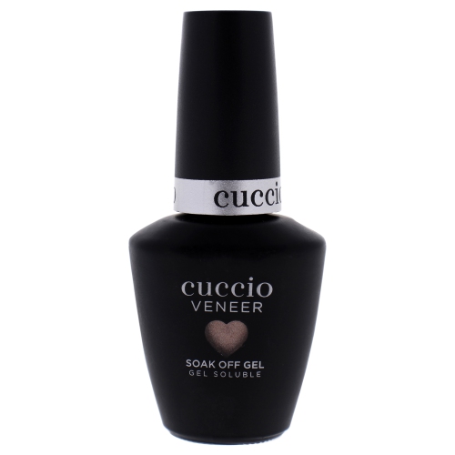 Veener Soak Off Gel - Rose Gold Slippers by Cuccio for Women - 0.44 oz Nail Polish