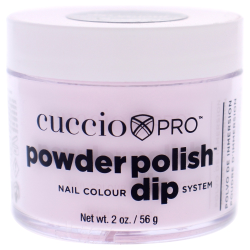 Pro Powder Polish Nail Colour Dip System -Bubble Bath Pink by Cuccio for Women - 2 oz Nail Powder