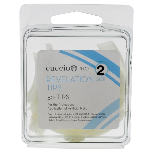 Revelation Tips - 2 by Cuccio Pro for Women - 50 Pc Acrylic Nails