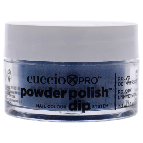 Pro Powder Polish Nail Colour Dip System - Blue With Pink Glitter by Cuccio for Women - 0.5 oz Nail Powder