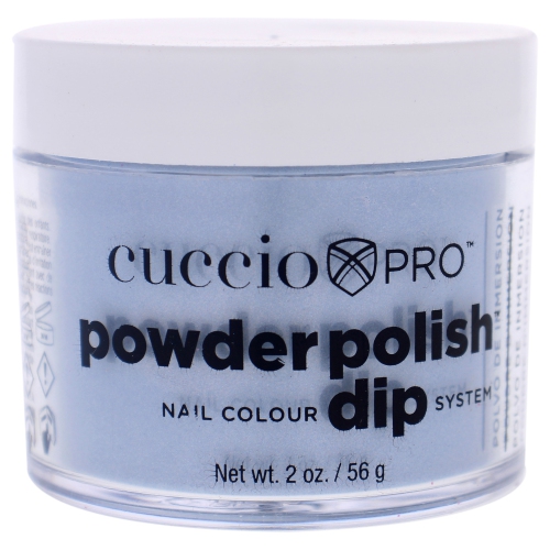 Pro Powder Polish Nail Colour Dip System - Blue with Blue Mica by Cuccio for Women - 2 oz Nail Powder