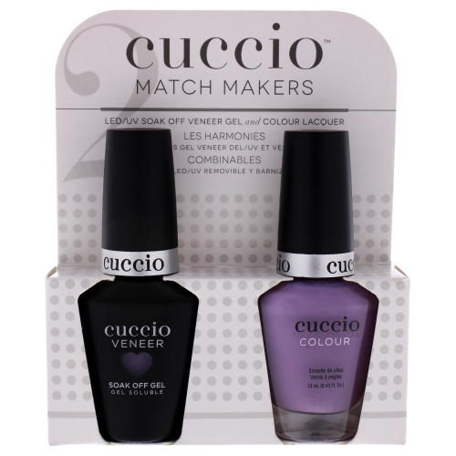 Match Makers Set - Peace Love and Purple by Cuccio for Women - 2 Pc set