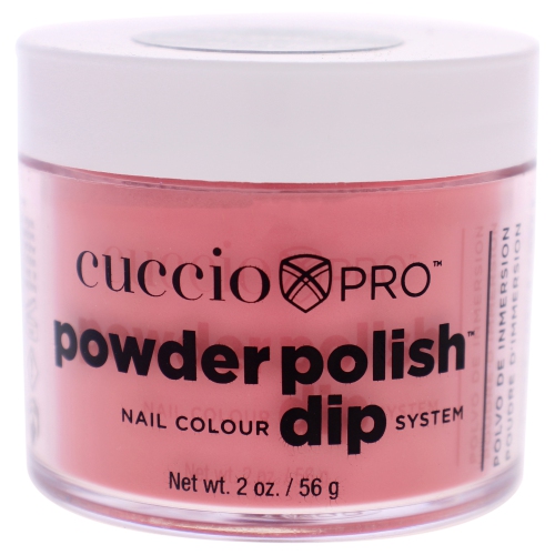 Pro Powder Polish Nail Colour Dip System - Coral With Peach Undertones by Cuccio for Women - 2 oz Nail Powder