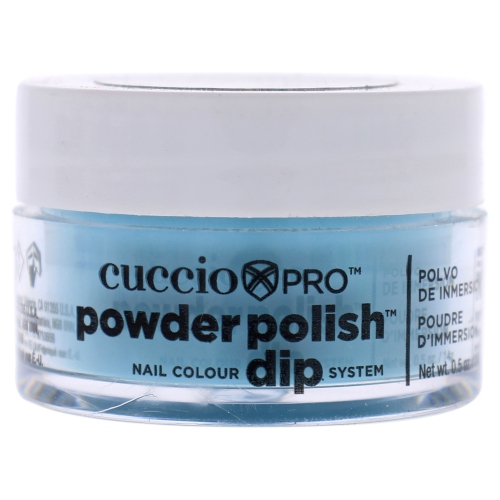 Pro Powder Polish Nail Colour Dip System - Caribbean Sky Blue by Cuccio for Women - 0.5 oz Nail Powder