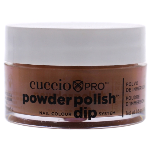 Pro Powder Polish Nail Colour Dip System - Rich Brown by Cuccio for Women - 0.5 oz Nail Powder