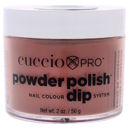 Pro Powder Polish Nail Colour Dip System - Brick Orange by Cuccio for Women - 2 oz Nail Powder