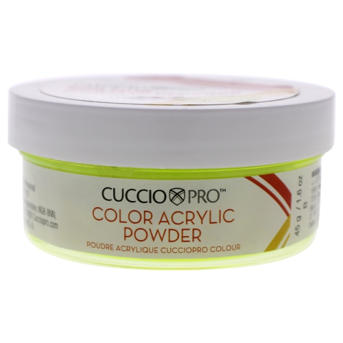 Colour Acrylic Powder - Neon Pineapple by Cuccio Pro for Women - 1.6 oz Acrylic Powder