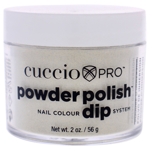 Pro Powder Polish Nail Colour Dip System - Rich Gold Glitter by Cuccio for Women - 2 oz Nail Powder