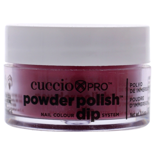 Pro Powder Polish Nail Colour Dip System - Fuchsia With Rainbow Mica by Cuccio for Women - 0.5 oz Nail Powder