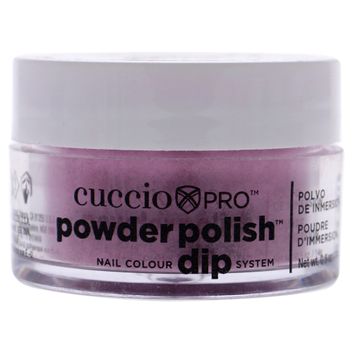 Pro Powder Polish Nail Colour Dip System - Deep Pink With Pink Glitter by Cuccio for Women - 0.5 oz Nail Powder