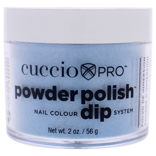 Pro Powder Polish Nail Colour Dip System - Deep Blue Glitter by Cuccio for Women - 2 oz Nail Powder