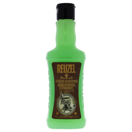 Scrub Shampoo by Reuzel for Men - 11.83 oz Shampoo