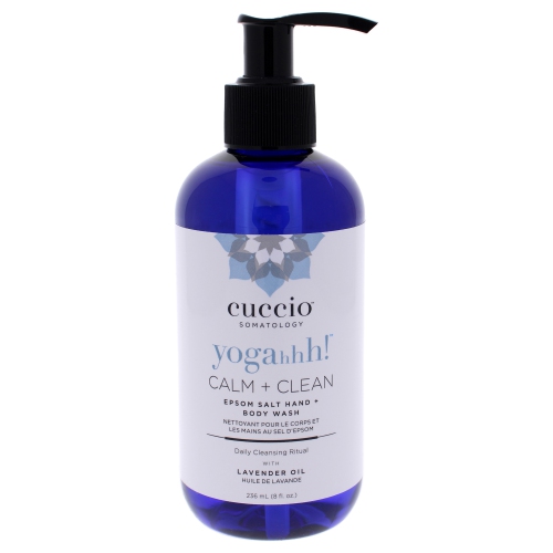 Somatology Yogahhh Clean Plus Calm Epsom Salt Hand and Body Wash by Cuccio for Unisex - 8 oz Cleanser