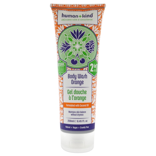 HUMANKIND  Body Wash - By Human+Kind for Unisex - 8.45 OZ Body Wash In Orange