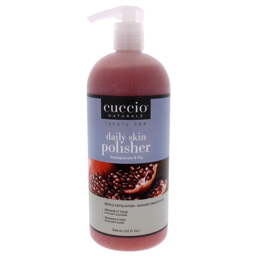 Luxury Spa Daily Skin Polisher - Pomegranate and Fig by Cuccio for Unisex - 32 oz Scrub