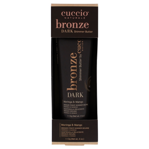 Bronze Dark Shimmer Butter - Moringa and Mango by Cuccio for Women - 4 oz Bronzer