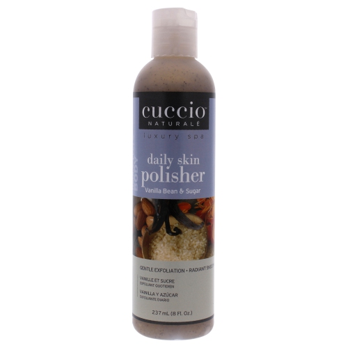 Luxury Spa Daily Skin Polisher - Vanilla Bean and Sugar by Cuccio for Unisex - 8 oz Scrub
