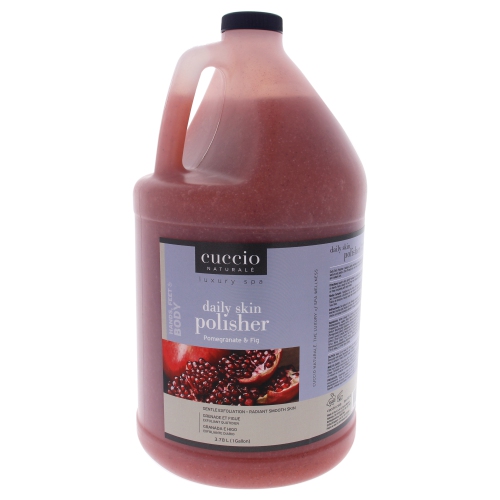 Luxury Spa Daily Skin Polisher - Pomegranate and Fig by Cuccio for Unisex - 1 Gallon Scrub