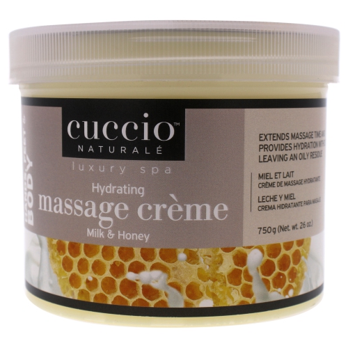 Hydrating Massage Creme - Milk and Honey by Cuccio for Women - 26 oz Cream