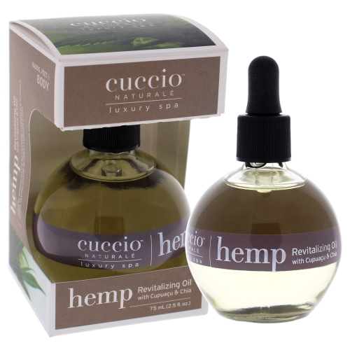 Hemp Revitalizing Oil by Cuccio Naturale for Unisex - 2.5 oz Oil