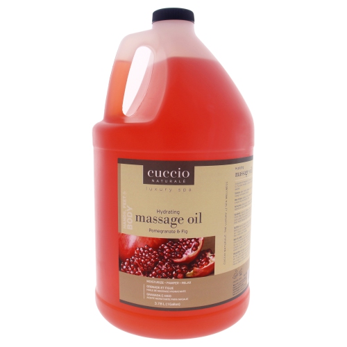 Luxury Spa Hydrating Massage Oil - Pomegranate and Fig by Cuccio for Unisex - 1 Gallon Oil