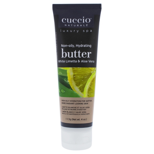 Butter White Limetta and Aloe Vera by Cuccio for Unisex - 4 oz Body Cream