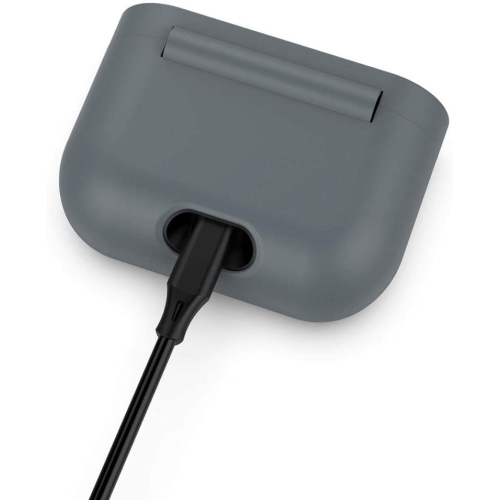 Silicone Cover Case for Sony WF-1000XM3 Wireless Earbuds, Soft Anti Drop Silicone Protective Case Cover - Grey