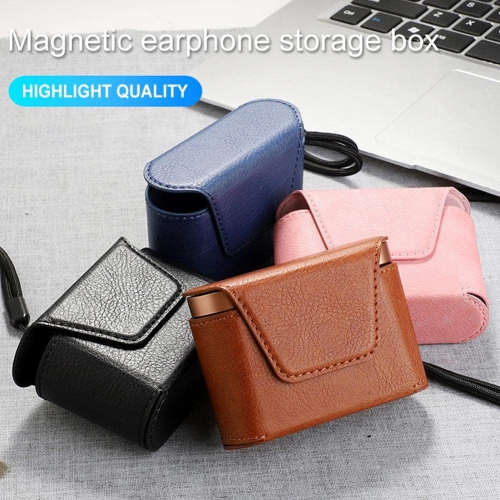 Dustproof Leather Protective Cover Case Compatible with Sony WF-1000XM3, 1000XM3S, 1000XM3B Earphone - Pink