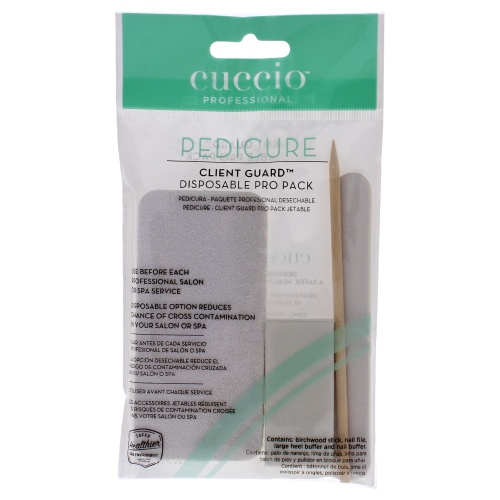 Pedicure Client Guard Disposable Pro Pack by Cuccio for Women - 4 Pc set