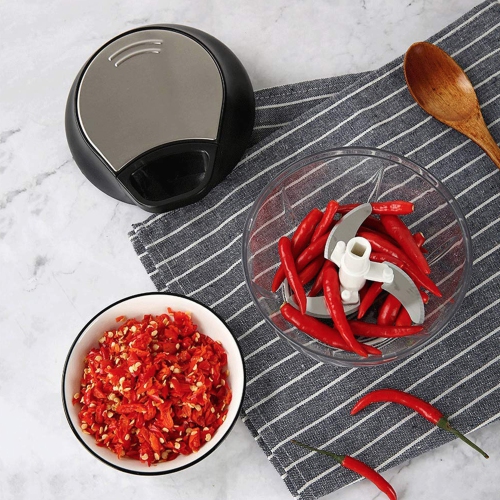 MotionGrey - Stainless Steel Multi Purpose Vegetable Cutter Chopper - Black