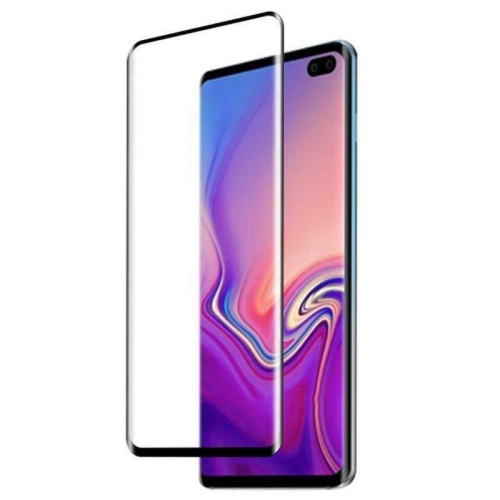 (CABLESHARK) for Samsung S10 Plus Compatible 3D Curved Full Cover Tempered Glass Screen Protector