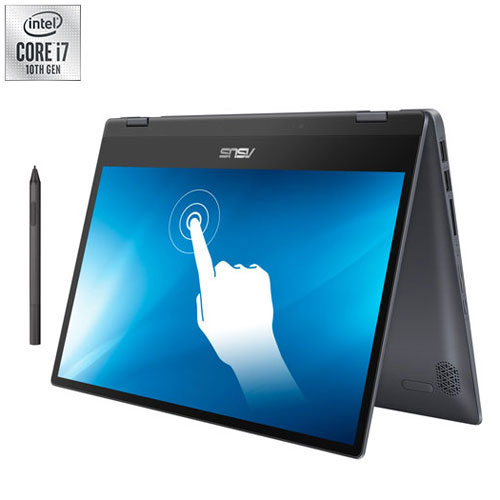 ASUS VivoBook 14" Touchscreen 2-in-1 Laptop - Star Grey